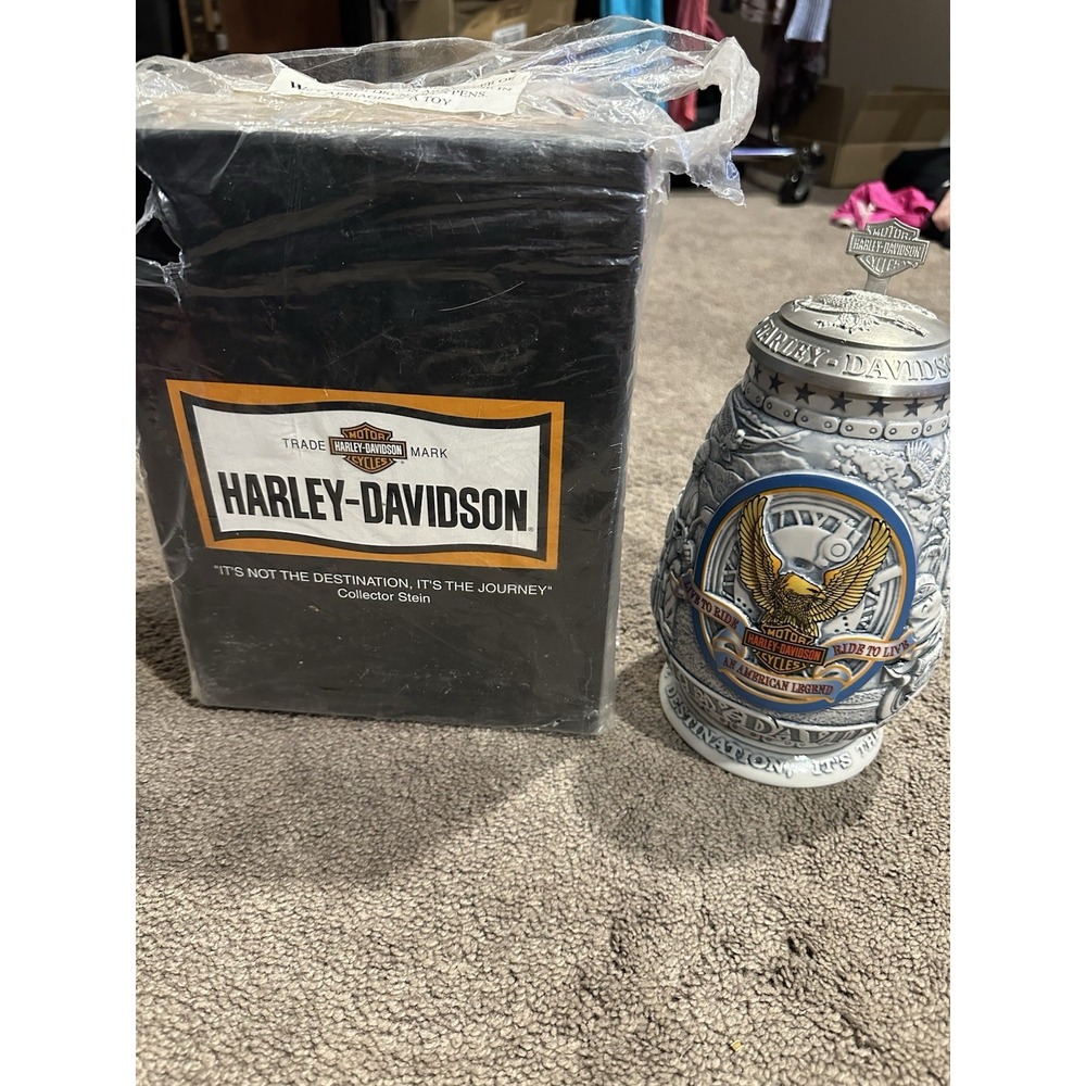 2000 Harley-Davidson Collector Stein - It's Not The Destination It's The Journey